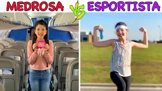 TIPOS DE CRIANÇAS FAZENDO SLIME #11 MEDROSA VS ESPORTISTA | Luluca