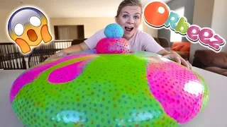 GIANT ORBEEZ WATER BALLOON! What Happens?!