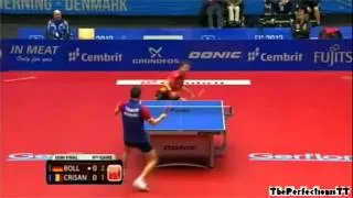 Timo Boll vs. Adrian Crisan - EC Semi Final