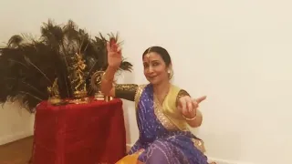 Hori|Rang Darungi Nand ke|Smt. Durga Arya |Kathak Abhinaya #holi #hori #holi2023 #kathak