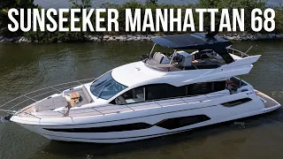 Touring a $4,100,000 Yacht | Sunseeker Manhattan 68 Yacht Tour