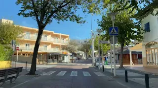 Paguera ❤️ Rundfahrt 🚘. Boulevard 🇪🇸 Hotels & Restaurants ❤️ Tora Strand Ausblick 🏖 super Wetter