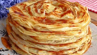 📣TEPSİ TEPSİ YAPIYORUM YAPILDIĞI ANDA BİTİYOR😋ASLA BİLDİĞİNİZ (KATMERLERE) BENZEMEZ🔝#asmr #börek