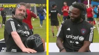 Lee Mack Hilariously Updates Goldstein & Bent On His New Knee Brackets For This Years Soccer Aid 🤣⚽️