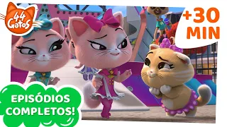 44 Gatos | +30 MINUTOS | Todos os episódios com Pinky Paws