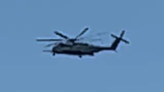 USMC Sikorsky CH-53E Super Stallion flying over - Thurs.20.July.2023