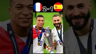 France vs Spain UEFA Nation League Final 2021. #football #shorts #mbappe #benzema #morata #rodrigo