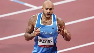 lamont jacobs Italian gold medalist Tokyo Olympics 2020 marcell jacobs win gold medal in 100 meter