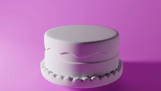 Modelling a Cake in Blender