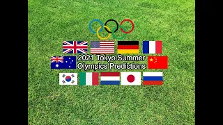 2021 Tokyo Summer Olympics Medals Predictions