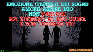 EMOZIONE (TEPPISTI DEI SOGNI) KARAOKE FAIR USE cover