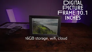 Digital Photo Frame 10.1 Inch, Bestdon Smart WiFi Cloud