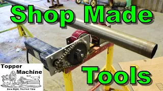 Shop Made Pipe Welding Positioner - Shop Made Tools - Topper Machine LLC