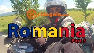 Ep 8 - Romania (part 3) - Motorcycle Trip Around Europe - Honda Transalp 700