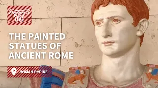 White marbles (once painted)  of ancient Rome