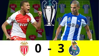 Final UCL 2004🔥😱|| Monaco vs Porto Line-up & Goals