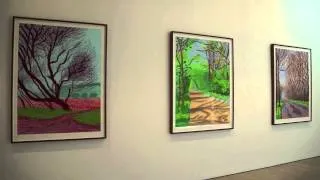 David Hockney The Arrival of Spring