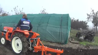 ploughing Kubota 1600 DT Komondor ser-2
