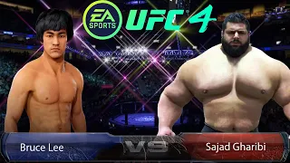 UFC4 Bruce Lee vs Sajad Gharibi Iranian Hulk EA Sports UFC 4