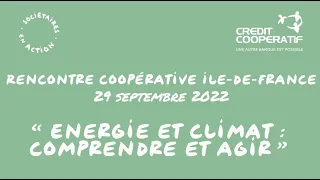 Énergie & climat : comprendre et agir avec Jean-Marc Jancovici - Rencontre Coopérative Ile-de-France