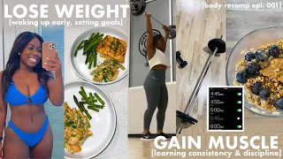 how to LOSE WEIGHT & GAIN MUSCLE + my *current* formula for BODY RECOMPOSITION