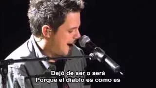 LO VES (Letra) -Alejandro Sanz en vivo (HD)