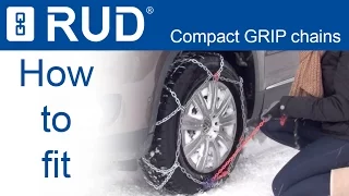 RUD compact GRIP Snow chains - Fitting instruction