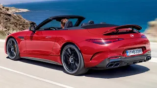 New MERCEDES-AMG SL 63 2022 - crazy EXHAUST SOUND & driving