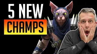 5 NEW CHAMPIONS COMING NEXT PATCH! #test server | Raid: Shadow Legends