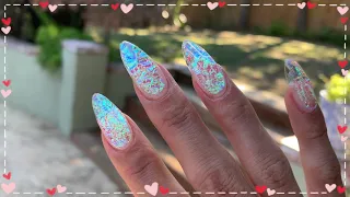 [SELFNAIL] (KOR/ENG) Angel Paper Aurora Nail I 색다르게 해본 오로라네일 I Kaylee Rouge