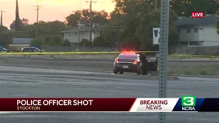 Police sergeant shot in Stockton; investigation underway