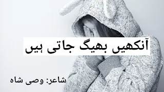 Ankhain Bheeg Jati Hain | Wasi Shah Poetry | Wasi Shah Ghazal | Sad Poetry