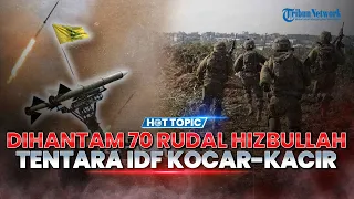 🔴Mencekam! Wilayah Golan Dihantam 70 Rudal Hizbullah hingga Sirene Meraung, Tentara IDF Kocar-kacir