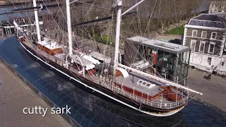 Cutty Sark. Beautiful view. Watch to the end.