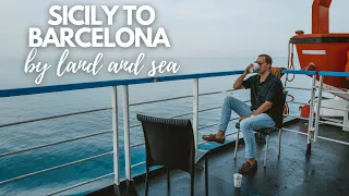 A Great Value Overnight Ferry From Southern to Northern Italy | Sicily to Bareclona by Land and Sea