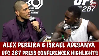 Alex Pereira vs. Israel Adesanya 2 Press Conference Highlights UFC 287