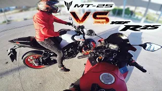 YENİ MODEL YZF R25 &  MT 25'i KARŞILAŞTIRDIK - MotoVlog#187