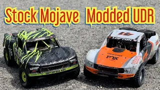 Stock Arrma Mojave vs Modded Traxxas UDR