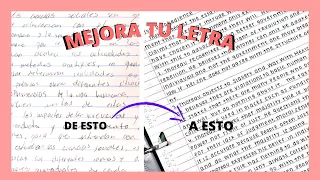 COMO MEJORAR LA LETRA! No mas letra de doctor. Tips que funcionan.