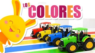 ¡NUEVO!  ¡Los colores del arcoiris! | Aprende los colores con Tractores | Titounis