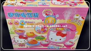 19 Minutes Satisfying with Unboxing Hello Kitty Rice Cooker Set | Cute Toys ASMR (no music)