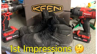 Unboxing Keen Utility Kansas City Workboots 1st Impressions Food Service Use