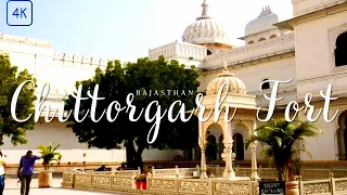 Chittorgarh Fort 4K | Largest Fort In India | A UNESCO World Heritage Site | Forts In India