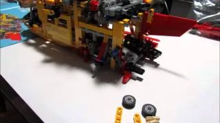 Lego Technic 9396 Rescue Helicopter time lapse