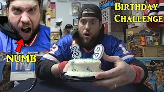 "My Mouth Went NUMB After Eating My Birthday Cake" Challenge | L.A. BEAST