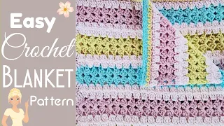 Easy Breezy Mile A Minute Crochet Baby Blanket Pattern 🌸 The Secret Yarnery