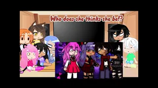 Aphmau react to ships PhD aarmau and travlyn 2/3