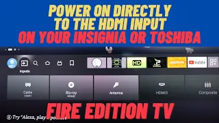 How To Power ON Your Insignia Fire TV to the HDMI Input