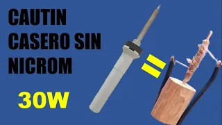 Crea tu propio Cautin con materiales caseros | how make soldering iron