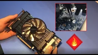 Не включается видеокарта GIGABYTE GeForce GTX 550 Ti. Устраняем причину и следствие поломки